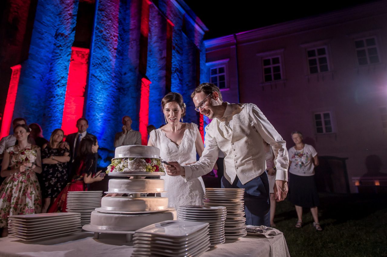 Hochzeitstorte im Weingut Oberstockstall