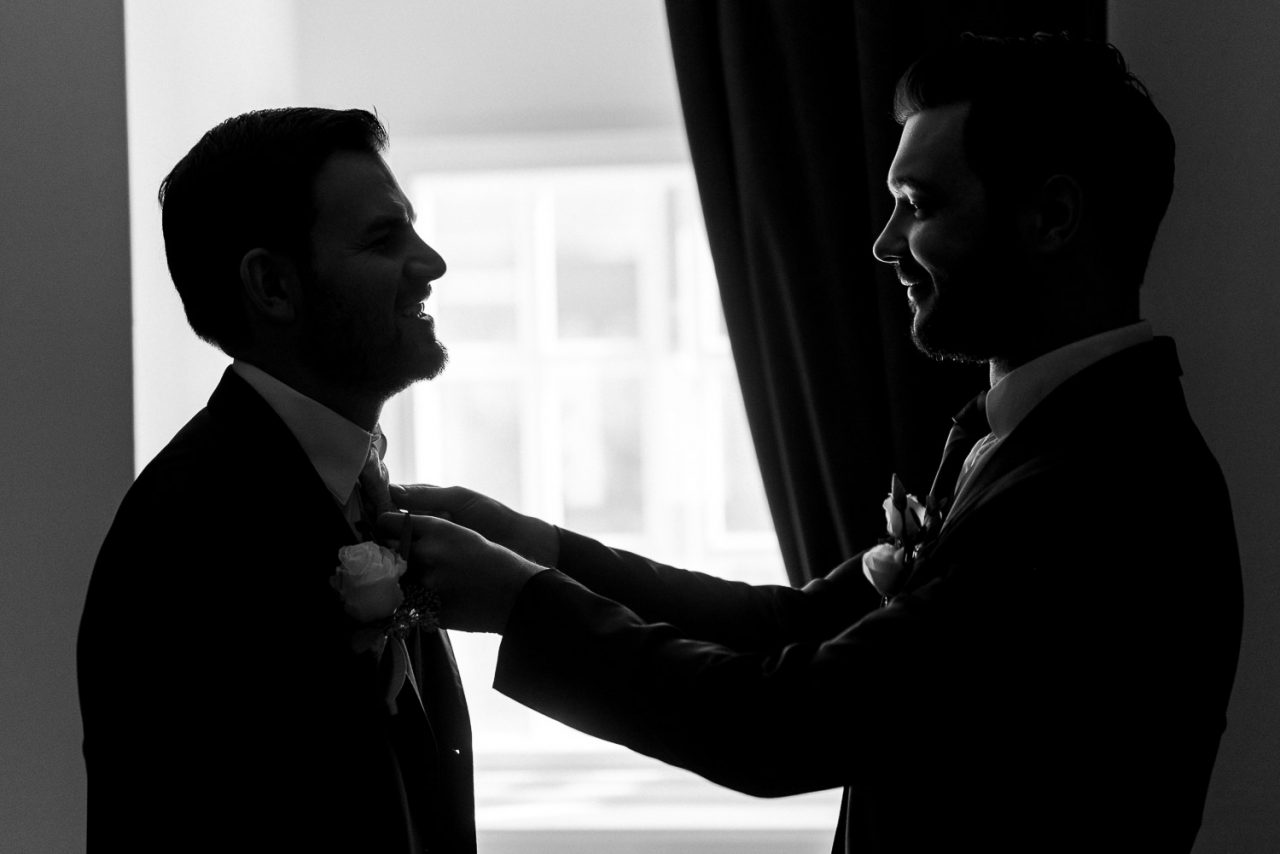 Getting ready Bräutigam