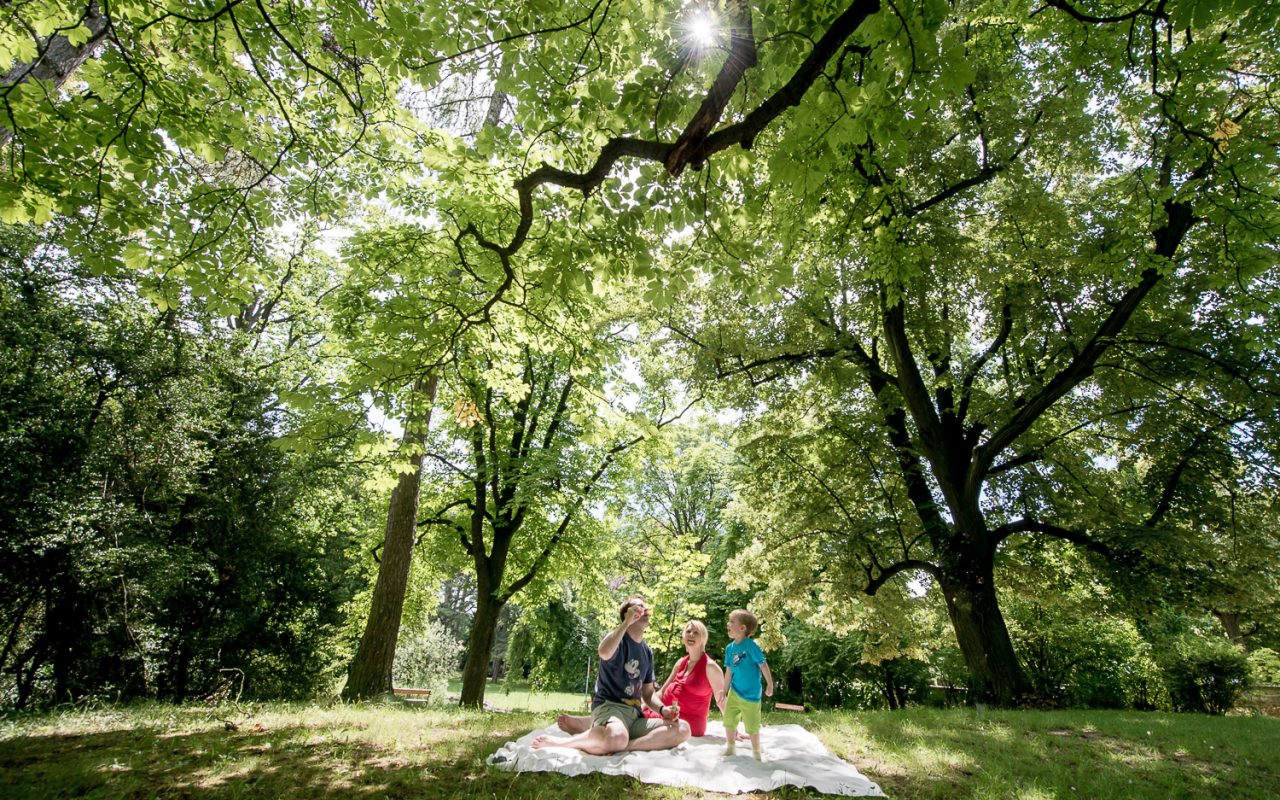 Lustiges Familien Fotoshooting