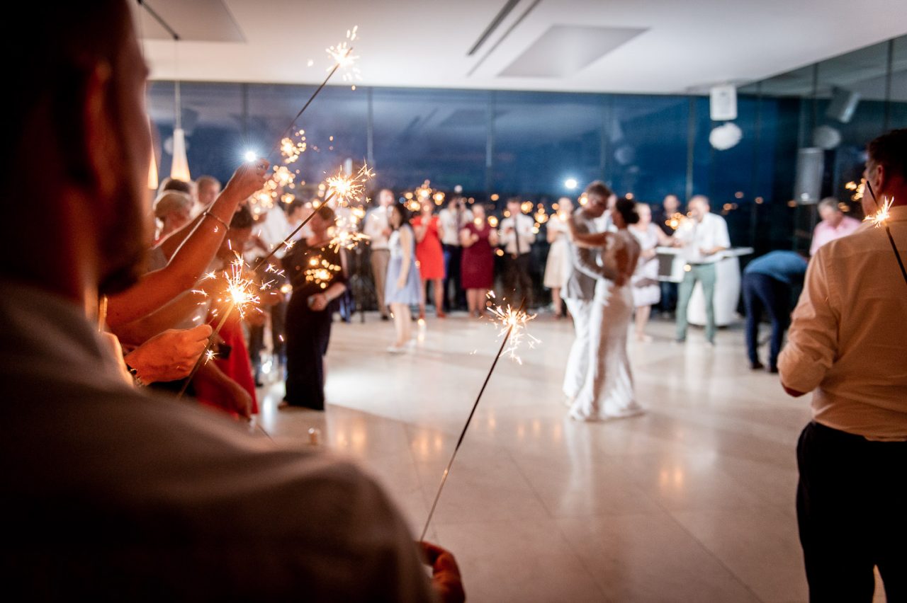 Erster Tanz im Weingut Hillinger