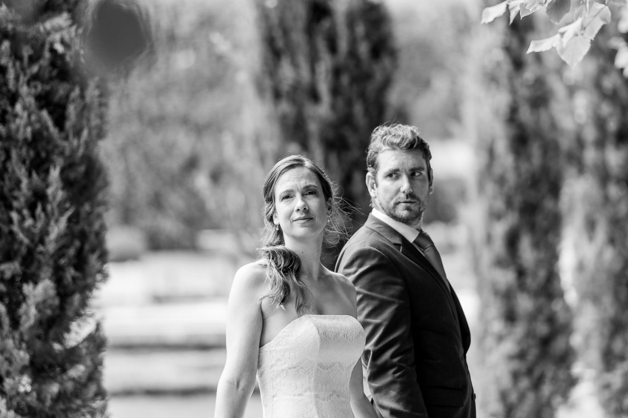 Brautpaar im Volksgarten Wien