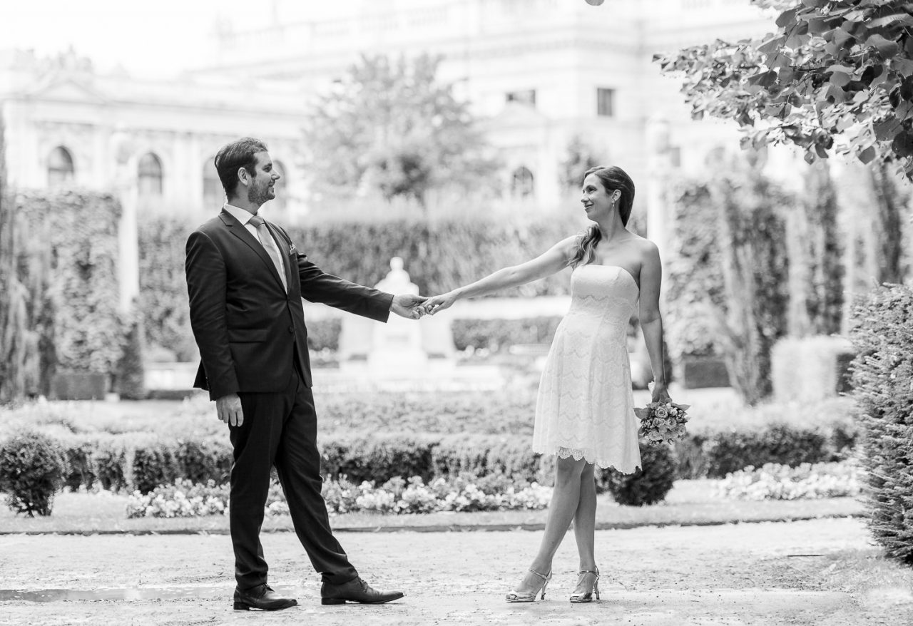 Fotoshooting im Volksgarten