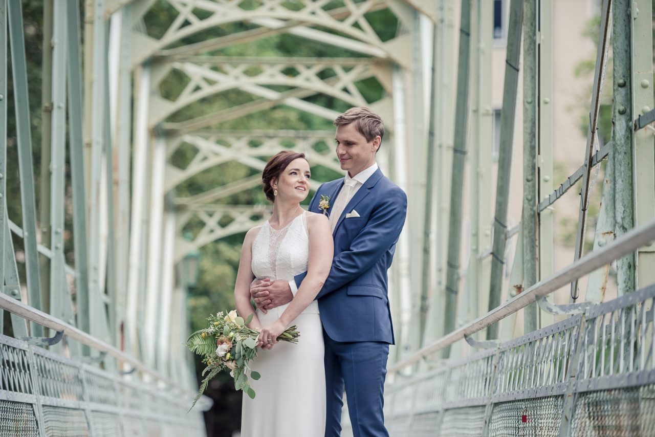 Brautpaar im Kurpark Reichenau