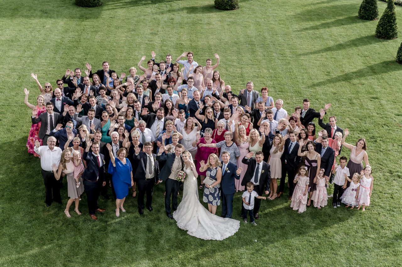Hochzeit Gruppenfoto